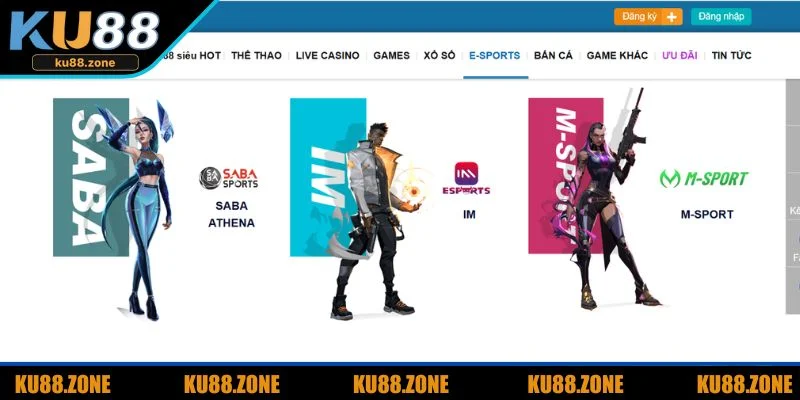 Sảnh game Esport giúp tối đa hóa cơ hội thu lợi nhuận cao