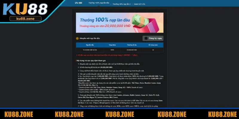 Tham gia hôm nay, nhận ngay 100K vào tài khoản